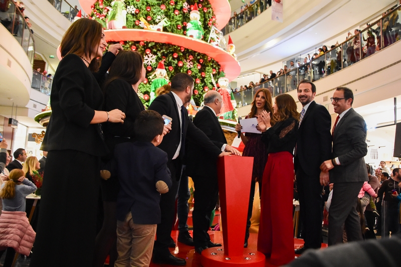 City Centre beirut lighting of the Christmas tree